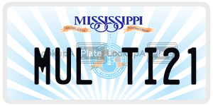 MULTI21  license plate in MS