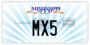 MX5  license plate in MS