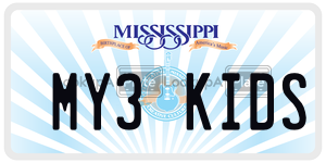MY3KIDS  license plate in MS
