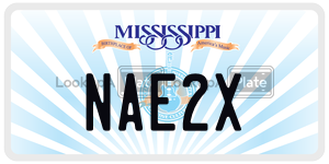 NAE2X  license plate in MS