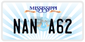 NANA62  license plate in MS