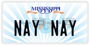 NAYNAY  license plate in MS