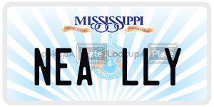 NEALLY  license plate in MS