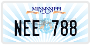 NEE788  license plate in MS