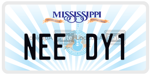 NEEDY1  license plate in MS