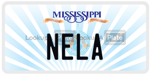 NELA  license plate in MS