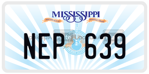 NEP639  license plate in MS