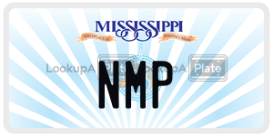 NMP  license plate in MS