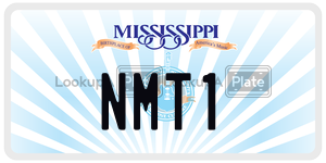 NMT1  license plate in MS
