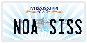 NOASISS  license plate in MS