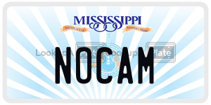 NOCAM  license plate in MS