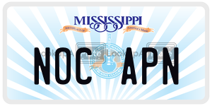 NOCAPN  license plate in MS