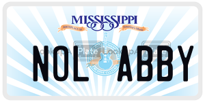NOLABBY  license plate in MS
