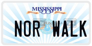 NORWALK  license plate in MS
