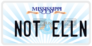 NOTELLN  license plate in MS