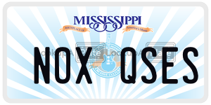 NOXQSES  license plate in MS