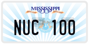 NUC100  license plate in MS