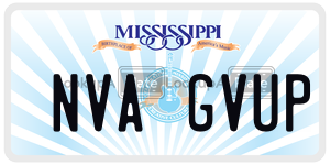 NVAGVUP  license plate in MS