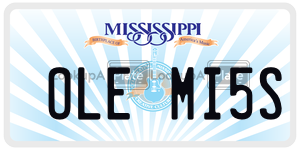 OLEMI5S  license plate in MS