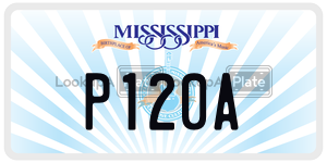 P120A  license plate in MS
