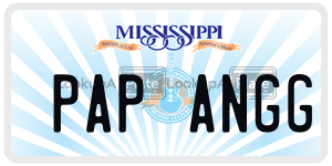 PAPANGG  license plate in MS