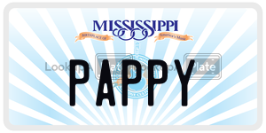 PAPPY  license plate in MS
