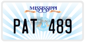 PAT489  license plate in MS