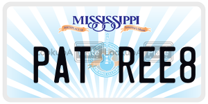 PATREE8  license plate in MS
