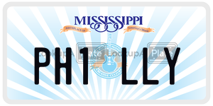 PH1LLY  license plate in MS