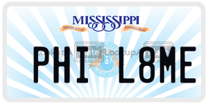 PHIL8ME  license plate in MS