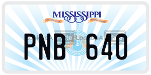 PNB640  license plate in MS