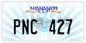 PNC427  license plate in MS