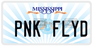 PNKFLYD  license plate in MS