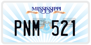 PNM521  license plate in MS