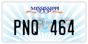 PNQ464  license plate in MS