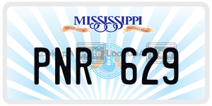 PNR629  license plate in MS