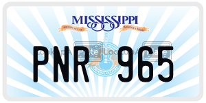 PNR965  license plate in MS