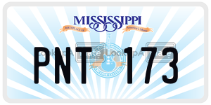 PNT173  license plate in MS