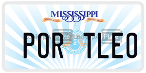 PORTLEO  license plate in MS