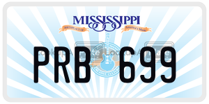 PRB699  license plate in MS