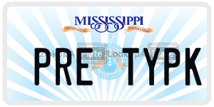 PRETYPK  license plate in MS