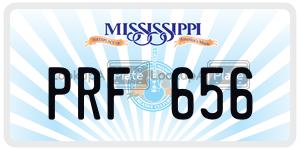 PRF656  license plate in MS