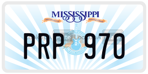 PRP970  license plate in MS