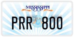 PRR800  license plate in MS