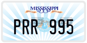 PRR995  license plate in MS
