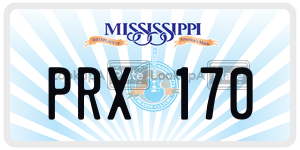 PRX170  license plate in MS
