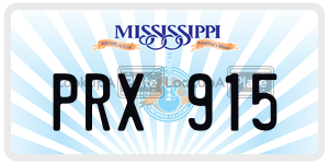 PRX915  license plate in MS