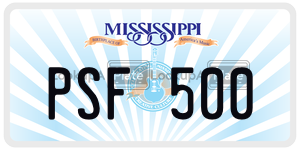 PSF500  license plate in MS