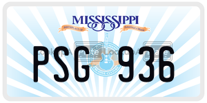 PSG936  license plate in MS