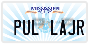 PULLAJR  license plate in MS